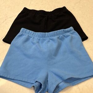 Tna 2 pair of cozy fleece perfect shorts size M